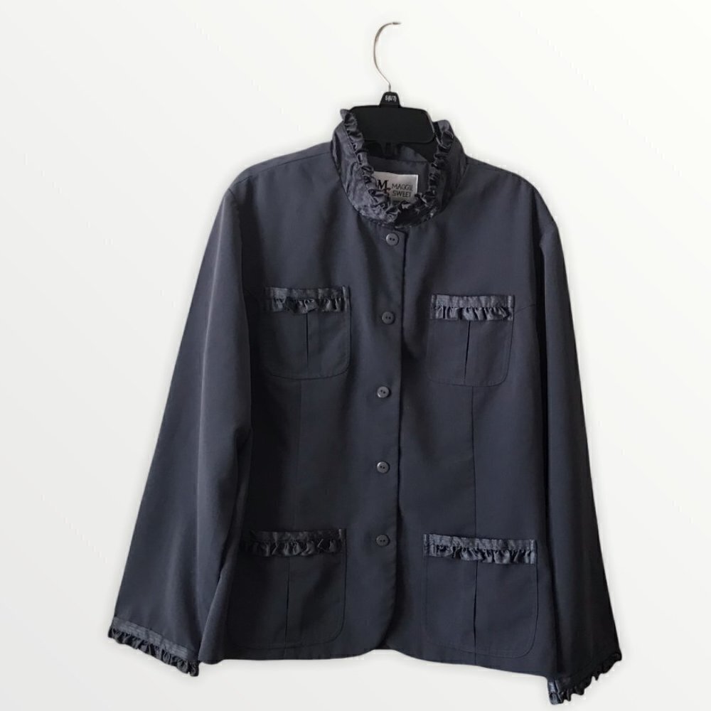 Maggie Sweet Detailed Ruched Jacket